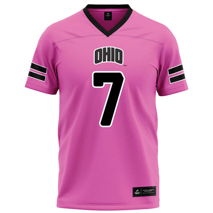 Ohio - NCAA Football : Chase Hendricks - Pink Football Jersey