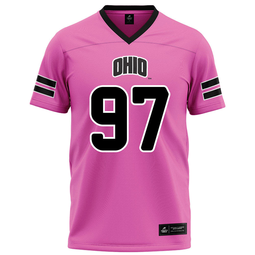 Ohio - NCAA Football : Austin Mitchell - Pink Football Jersey