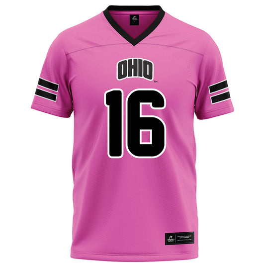Ohio - NCAA Football : Ryan Miller - Pink Football Jersey-0