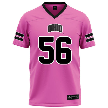 Ohio - NCAA Football : Benjamin Maldonado - Pink Football Jersey-0