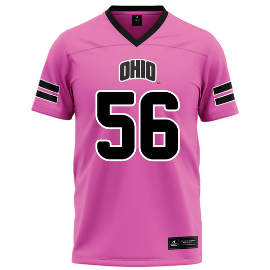 Ohio - NCAA Football : Benjamin Maldonado - Pink Football Jersey-0