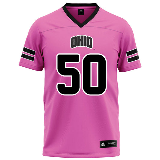 Ohio - NCAA Football : Owen DiFranco - Pink Football Jersey