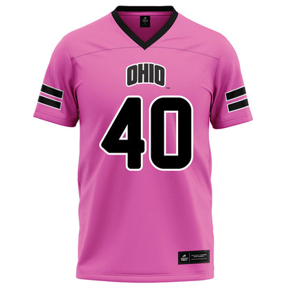 Ohio - NCAA Football : Beau Blankenship - Pink Football Jersey