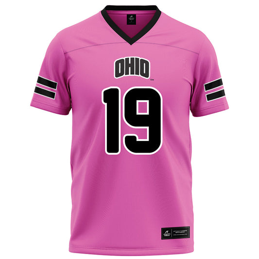 Ohio - NCAA Football : Bobby Miller - Pink Football Jersey-0
