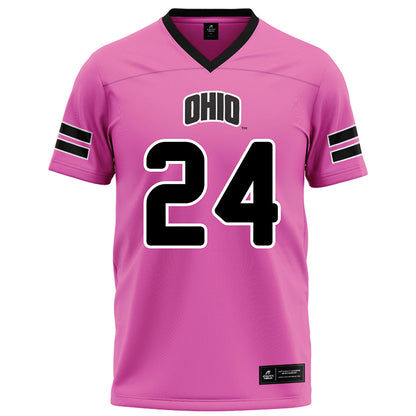 Ohio - NCAA Football : Dj Morton - Pink Football Jersey