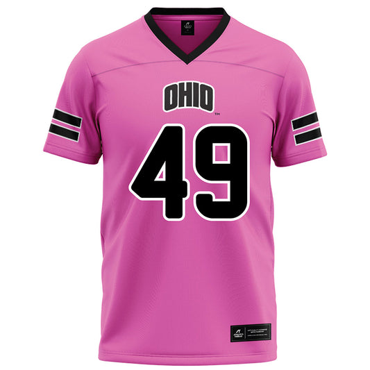 Ohio - NCAA Football : Xavier Williams - Pink Football Jersey