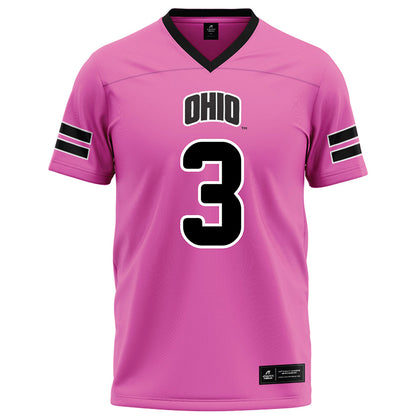 Ohio - NCAA Football : Max Rodarte - Pink Football Jersey