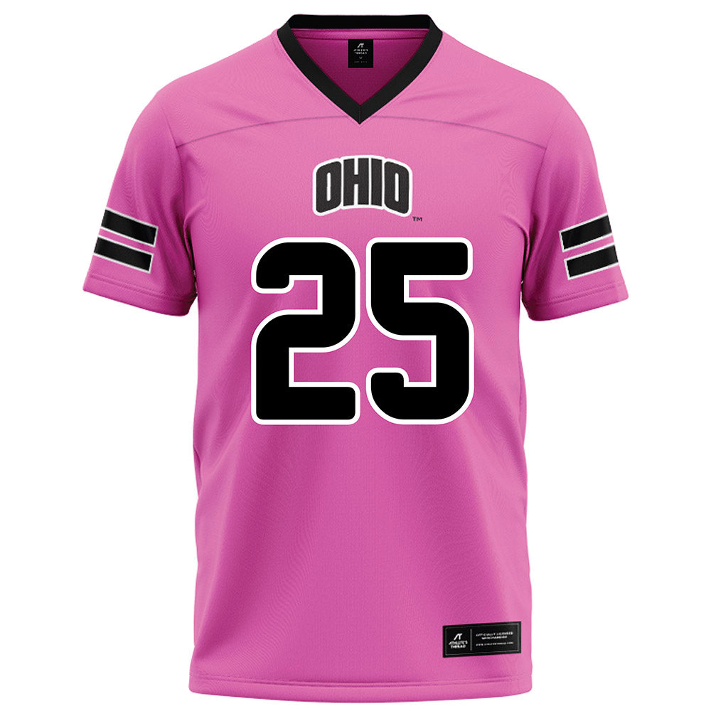 Ohio - NCAA Football : Michael Molnar - Pink Football Jersey