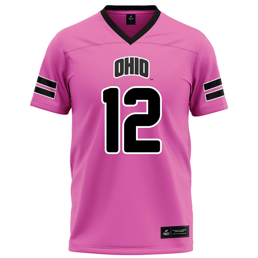 Ohio - NCAA Football : Eian Pugh - Pink Football Jersey-0