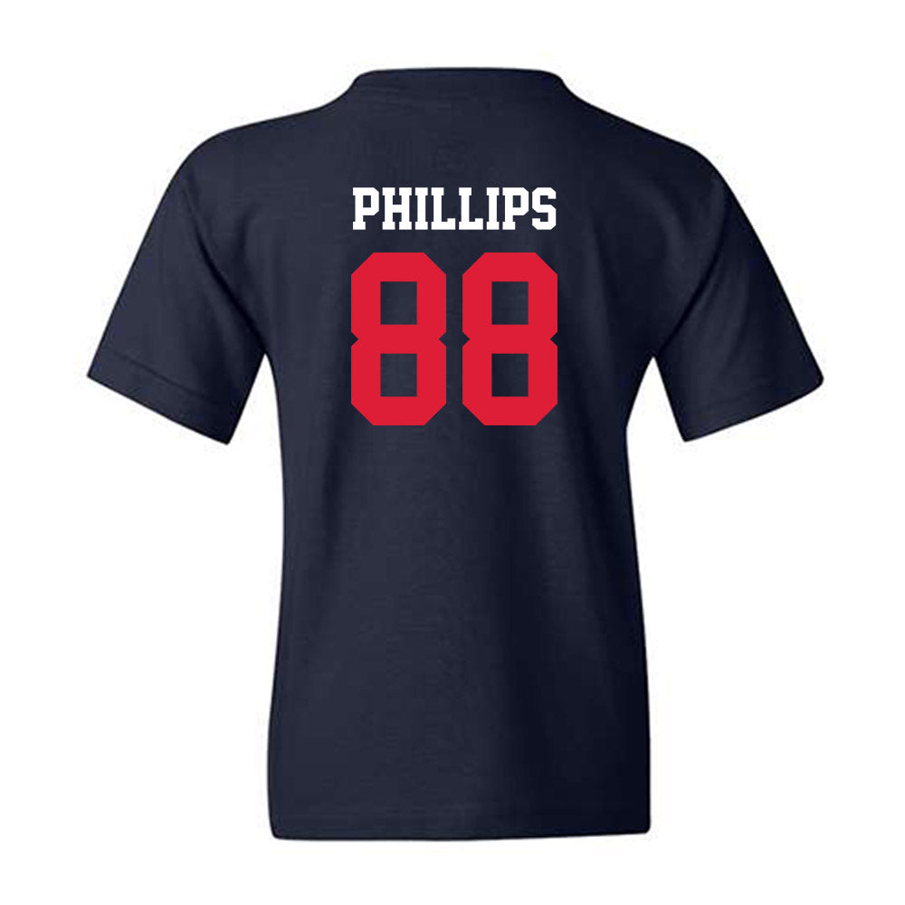 Dayton - NCAA Baseball : Mack Phillips - Classic Shersey Youth T-Shirt-1