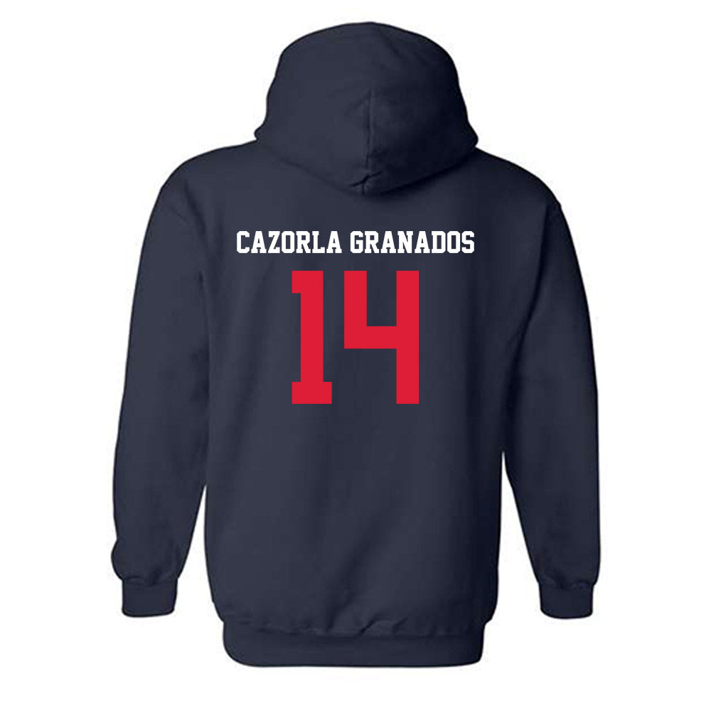 Dayton - NCAA Baseball : Alejandro Cazorla Granados - Classic Shersey Hooded Sweatshirt-1