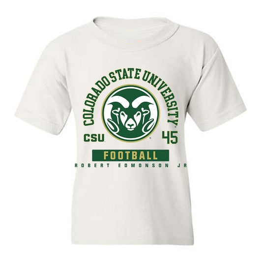 Colorado State - NCAA Football : Robert Edmonson Jr - Youth T-Shirt-0