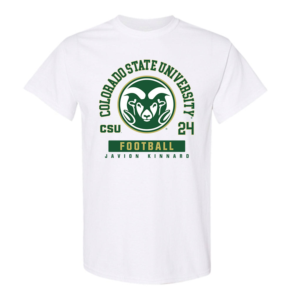 Colorado State - NCAA Football : Javion Kinnard - T-Shirt-0