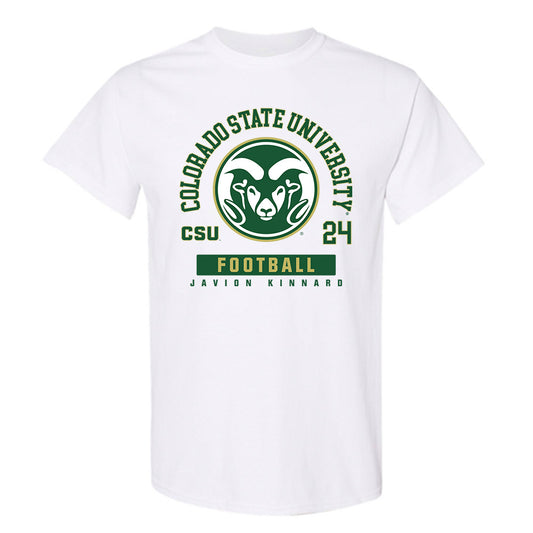 Colorado State - NCAA Football : Javion Kinnard - T-Shirt-0