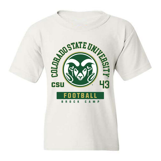 Colorado State - NCAA Football : Brock Camp - Youth T-Shirt-0