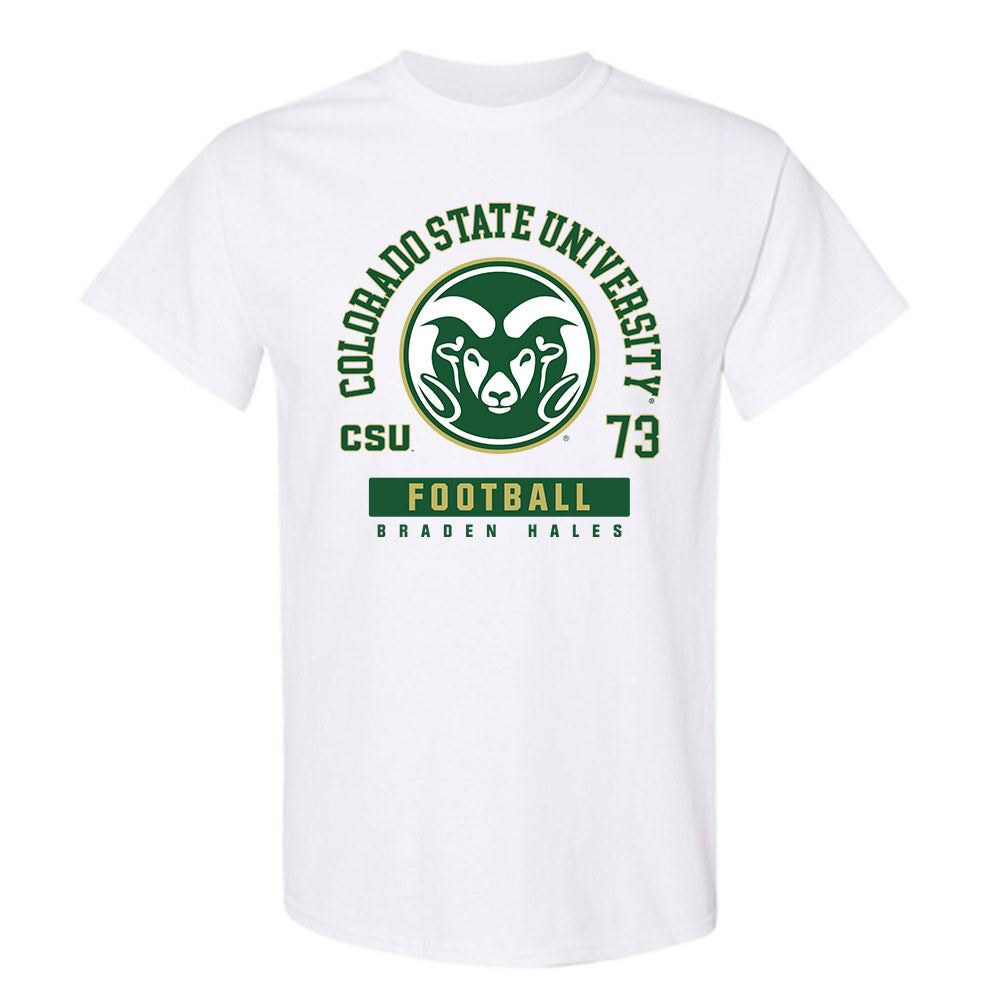 Colorado State - NCAA Football : Braden Hales - T-Shirt-0