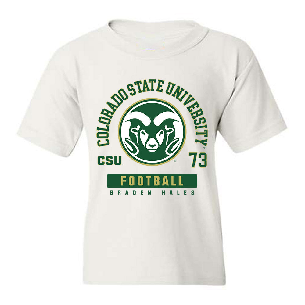 Colorado State - NCAA Football : Braden Hales - Youth T-Shirt-0