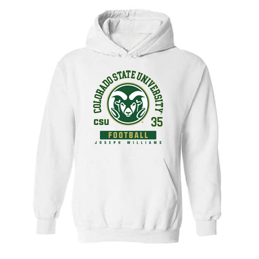 Colorado State - NCAA Football : Joseph Williams - Hooded Sweatshirt-0