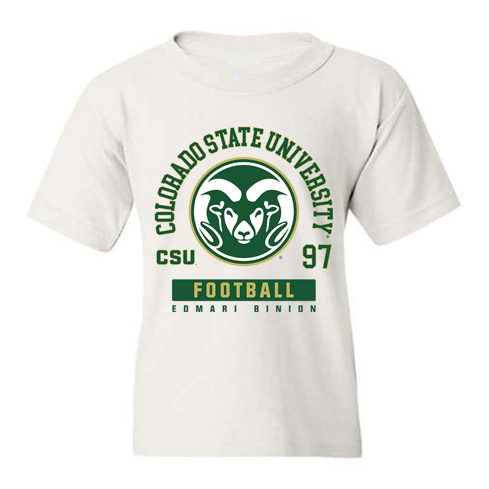 Colorado State - NCAA Football : Edmari Binion - Youth T-Shirt-0