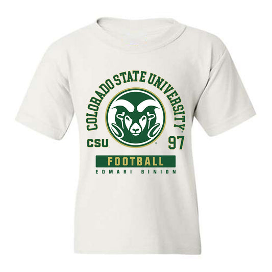 Colorado State - NCAA Football : Edmari Binion - Youth T-Shirt-0