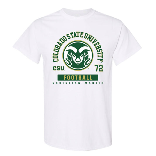 Colorado State - NCAA Football : Christian Martin - T-Shirt Classic Fashion Shersey