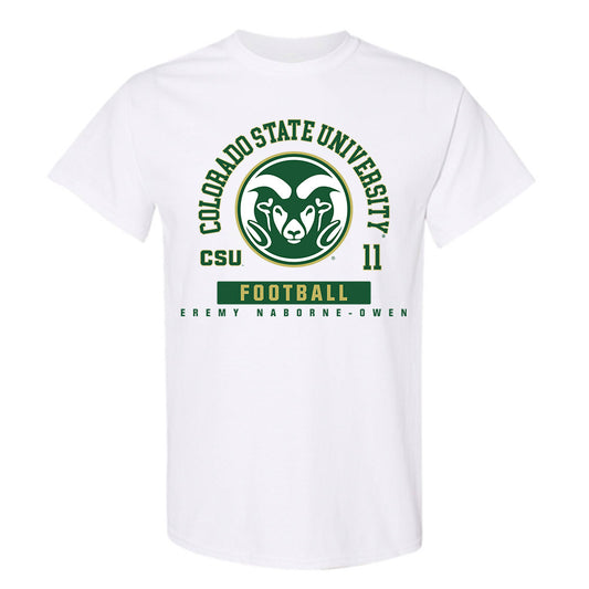 Colorado State - NCAA Football : Jeremy Naborne-Owens - T-Shirt-0