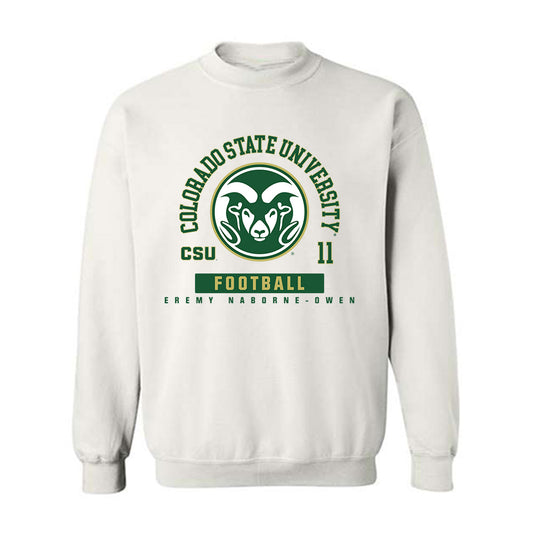 Colorado State - NCAA Football : Jeremy Naborne-Owens - Crewneck Sweatshirt-0