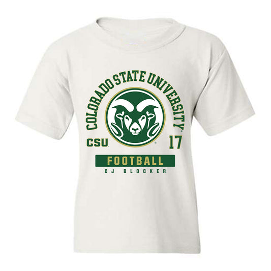 Colorado State - NCAA Football : CJ Blocker - Youth T-Shirt-0