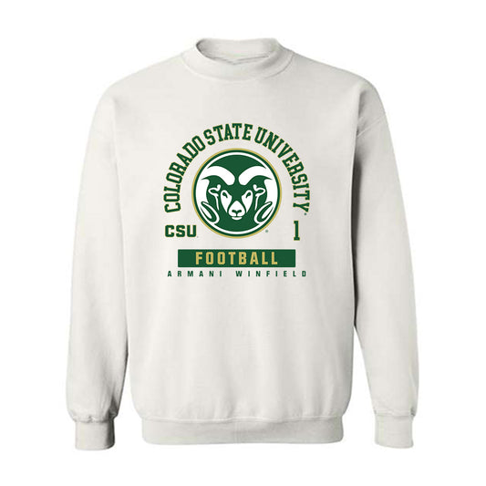 Colorado State - NCAA Football : Armani Winfield - Crewneck Sweatshirt-0