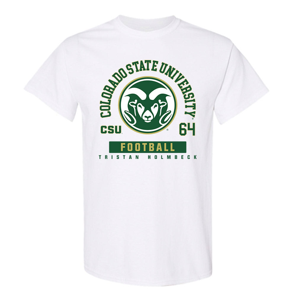 Colorado State - NCAA Football : Tristan Holmbeck - T-Shirt-0