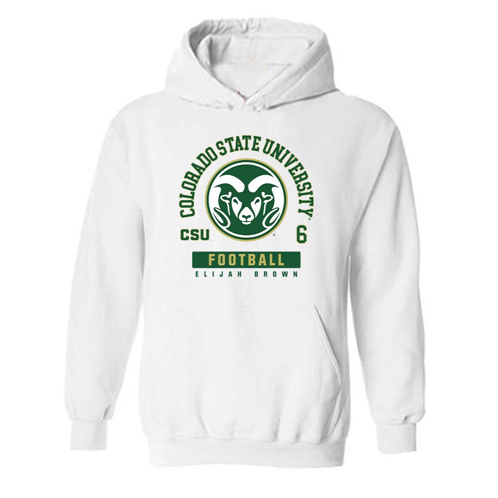 Colorado State - NCAA Football : Elijah Brown - Hooded Sweatshirt-0