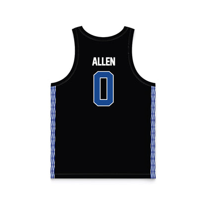 Grand Valley - NCAA Men's Basketball : Antaune Allen - Black Basketball Jersey-1