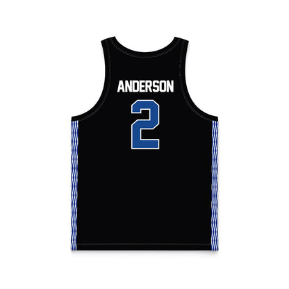 Grand Valley - NCAA Women's Basketball : Molly Anderson - Black Basketball Jersey-1