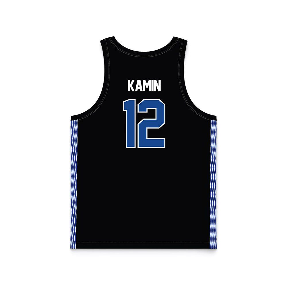 Grand Valley - NCAA Women's Basketball : Nicole Kamin - Black Basketball Jersey-1