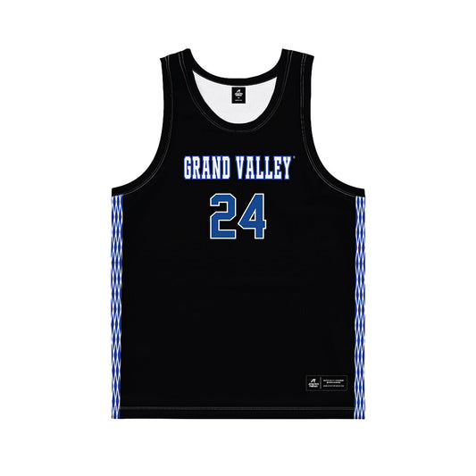 Grand Valley - NCAA Women's Basketball : Paige VanStee - Black Basketball Jersey-0