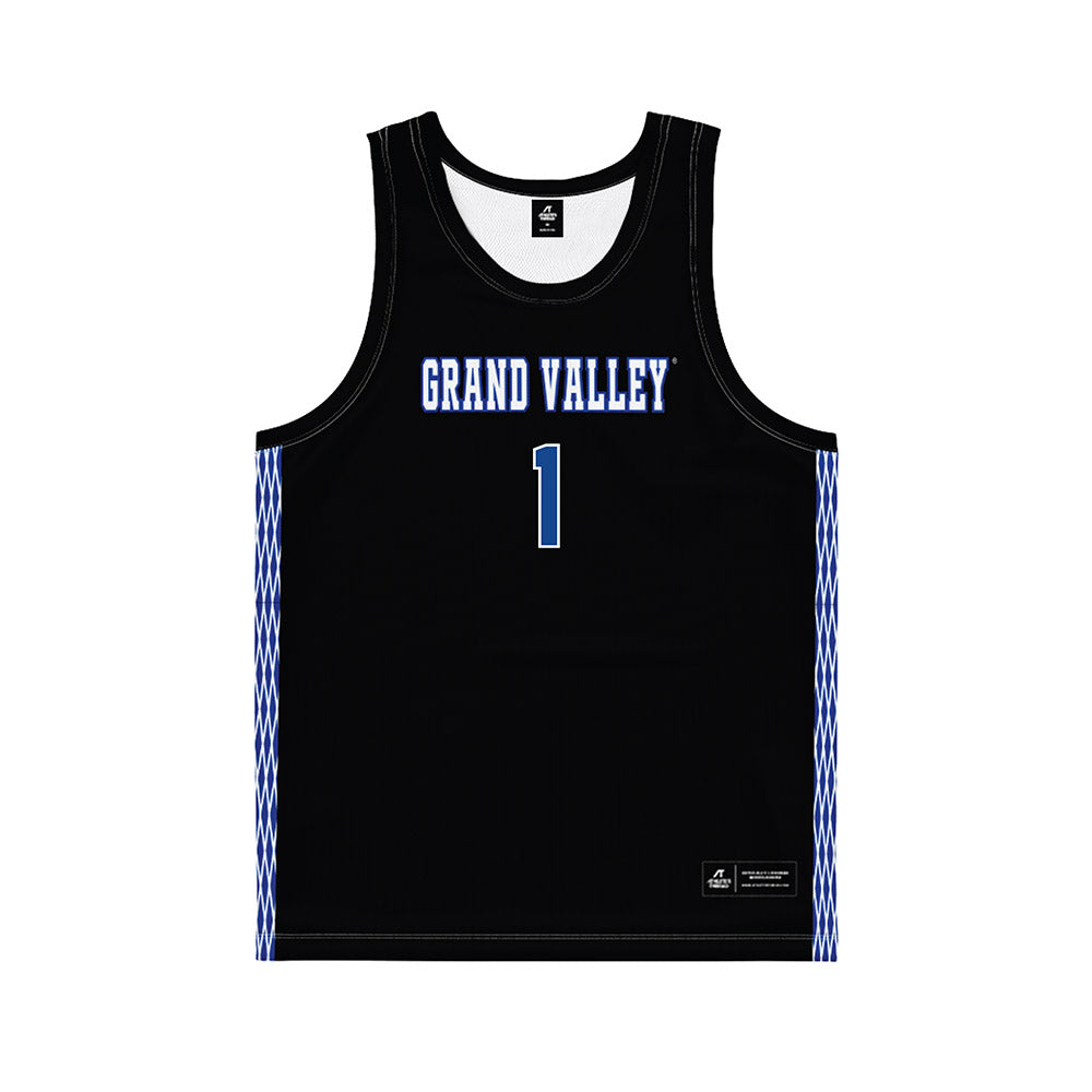 Grand Valley - NCAA Women's Basketball : Avery Zeinstra - Black Basketball Jersey-0