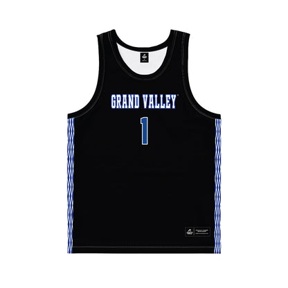 Grand Valley - NCAA Women's Basketball : Avery Zeinstra - Black Basketball Jersey-0