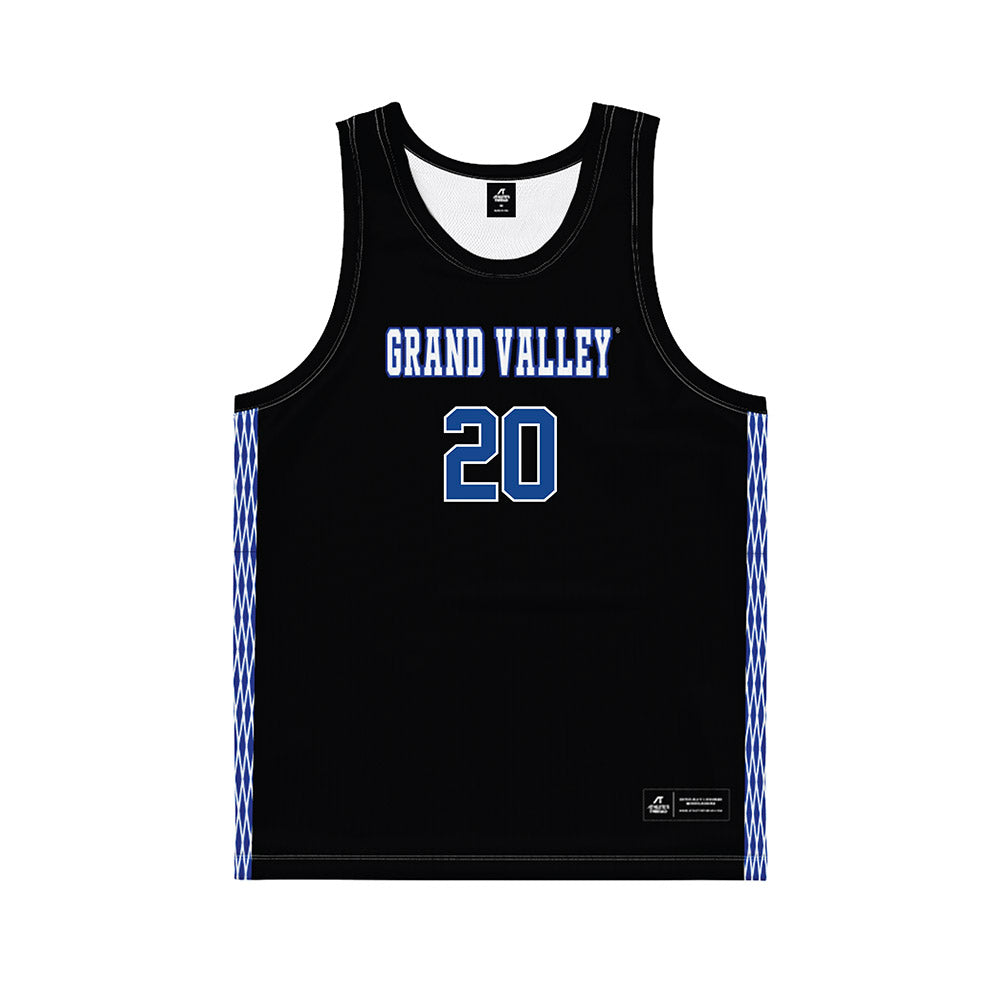 Grand Valley - NCAA Women's Basketball : Lexi Plitzuweit - Black Basketball Jersey-0