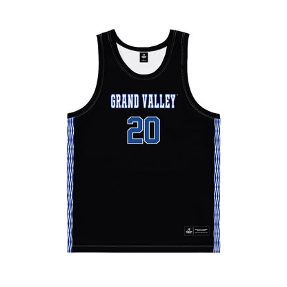 Grand Valley - NCAA Women's Basketball : Lexi Plitzuweit - Black Basketball Jersey-0
