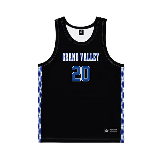Grand Valley - NCAA Women's Basketball : Lexi Plitzuweit - Black Basketball Jersey-0