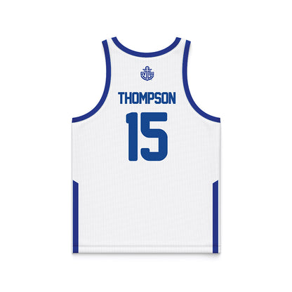 Grand Valley - NCAA Men's Basketball : Shamus Thompson - White Basketball Jersey-1