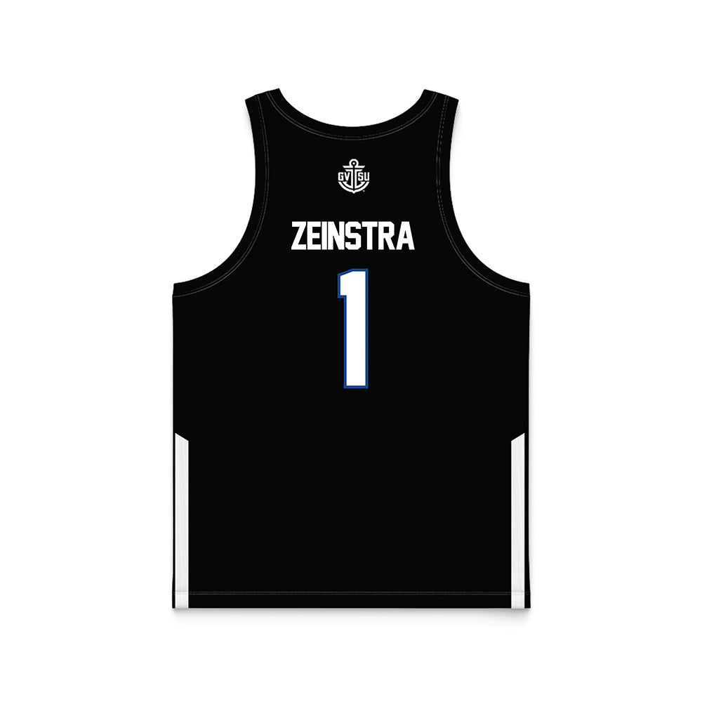 Grand Valley - NCAA Women's Basketball : Avery Zeinstra - Black Basketball Jersey-1