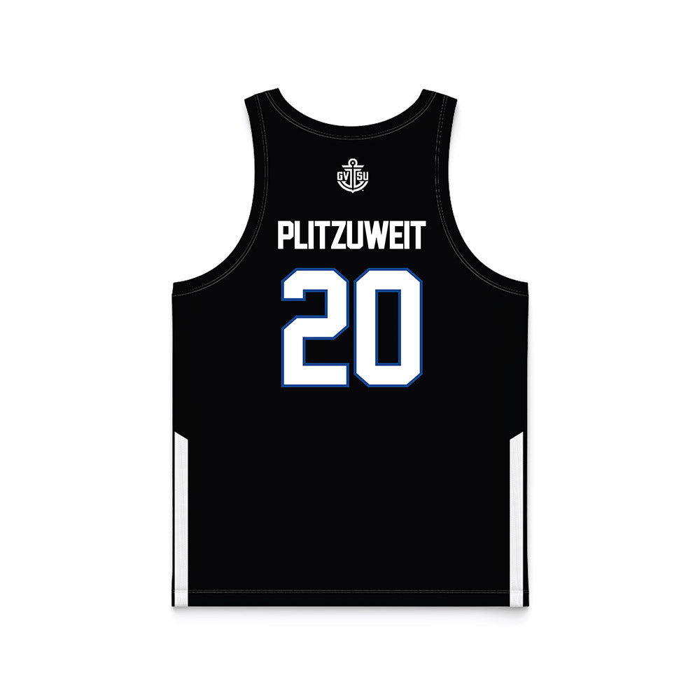 Grand Valley - NCAA Women's Basketball : Lexi Plitzuweit - Black Basketball Jersey-1