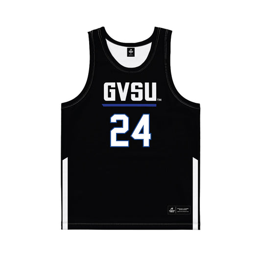 Grand Valley - NCAA Women's Basketball : Paige VanStee - Black Basketball Jersey-0