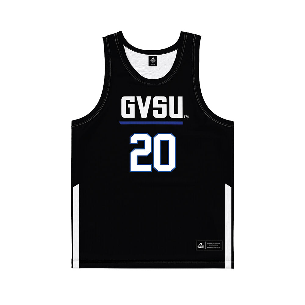 Grand Valley - NCAA Women's Basketball : Lexi Plitzuweit - Black Basketball Jersey-0