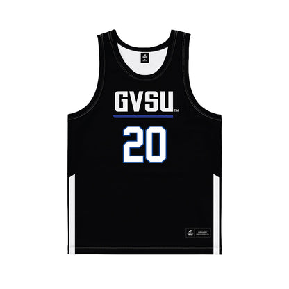 Grand Valley - NCAA Women's Basketball : Lexi Plitzuweit - Black Basketball Jersey-0