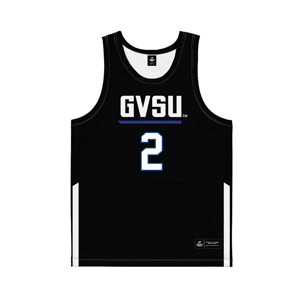 Grand Valley - NCAA Women's Basketball : Molly Anderson - Black Basketball Jersey-0