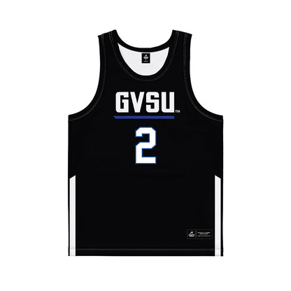 Grand Valley - NCAA Women's Basketball : Molly Anderson - Black Basketball Jersey-0