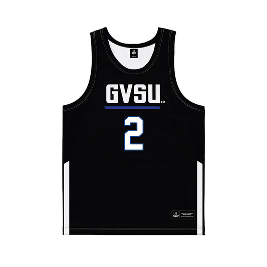Grand Valley - NCAA Women's Basketball : Molly Anderson - Black Basketball Jersey-0