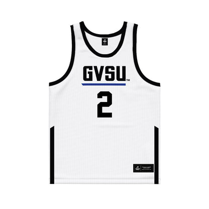 Grand Valley - NCAA Women's Basketball : Molly Anderson - White Basketball Jersey-0